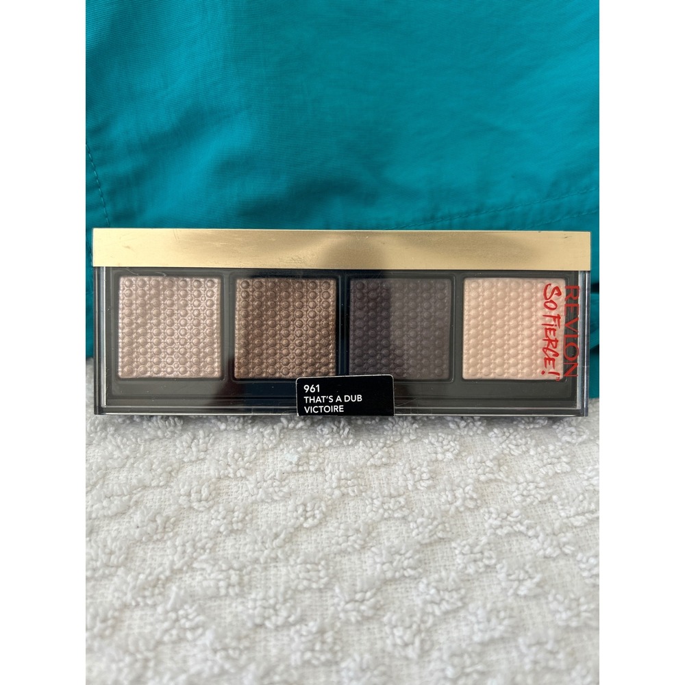 Revlon So Fierce! Eyeshadow Palette 961 That's A Dub Victorie Quad Makeup